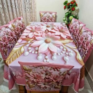 Blossom & Pearl 3D Table Cloth Set