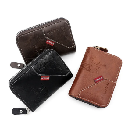 প্রিমিয়াম চামড়ার ওয়ালেট ৩ পিস কম্বো অফার (ব্ল্যাক, কফি ও ব্রাউন) – টেকসই, পাতলা ও স্টাইলিশ