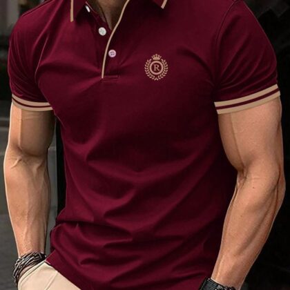 Stylish Half Sleeve Cotton Polo T-Shirt for Men