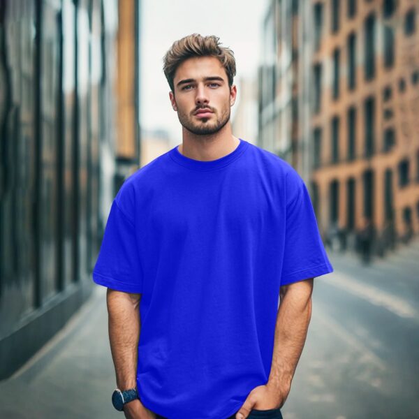 Solid dropshoulder T-shirt