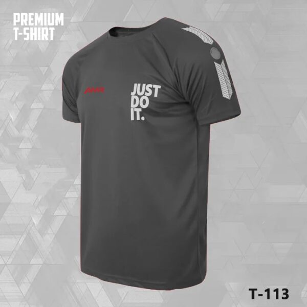 Dark Gray Just Do It T-Shirt for Men – T-113