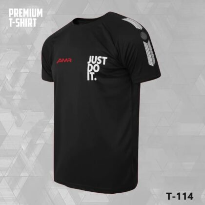 Premium “Just Do It” T-Shirt for Men – High-Quality Mesh Fabric | Multiple Colors