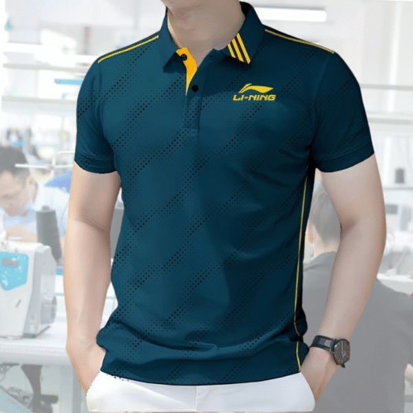 Super Premium Cotton Half Sleeve Polo Shirt for Men – Front View in Stylish Fit