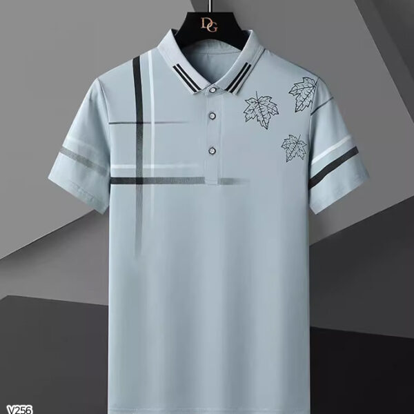 Premium Cotton Polo Shirt in Cream Beig
