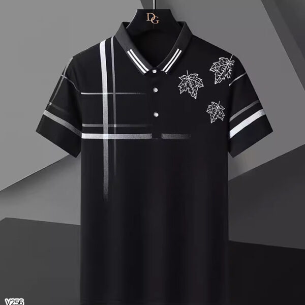 Premium Cotton Polo Shirt in Black