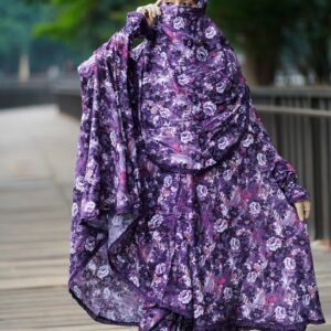 Royal Lavender Floral – Plaju Khimar Set