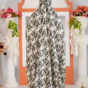 Cream Marble Pattern – Salah Long Khimar