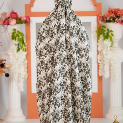 Cream Marble Pattern – Salah Long Khimar